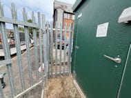 Metal Safety Compound Bin Store Bolton